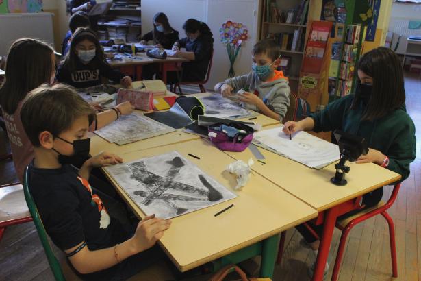 Dessins au fusain