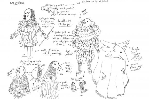 Croquis aripes