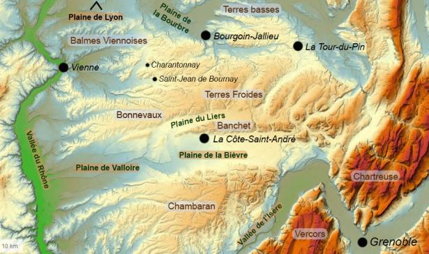 Carte légendée