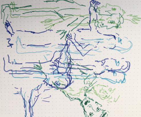 les enfants danseur·euse·s en mouvement