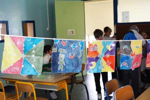 Banderole haute en couleurs