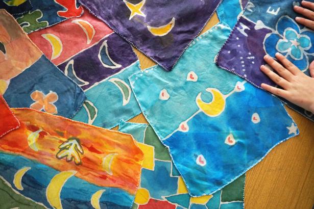 Banderole haute en couleurs