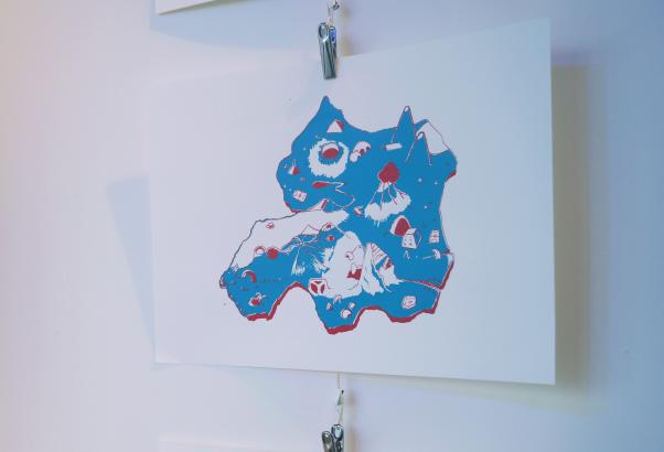 Détail des sérigraphies