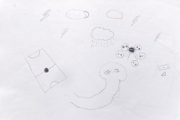 Croquis de Sarah et Lia