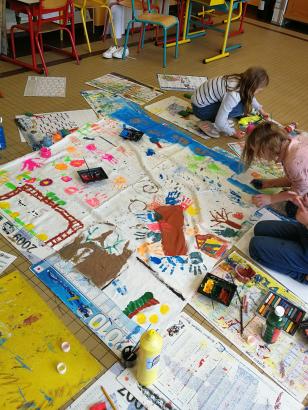 Travail collectif autour du paysage ornais, premier groupe