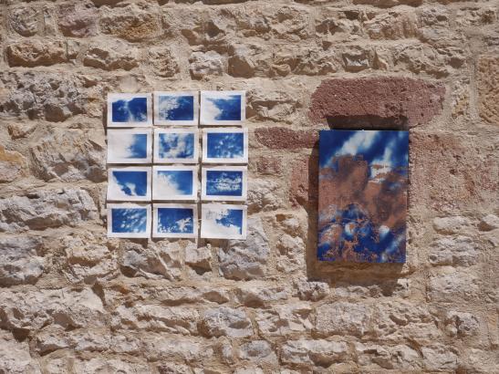 Cyanotypes et impression en terre 