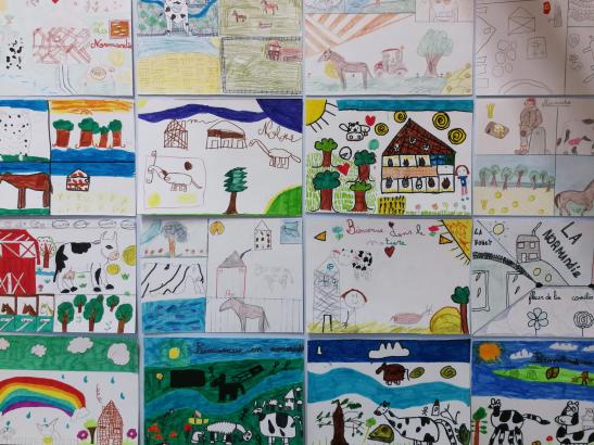 Cartes postales (détail)