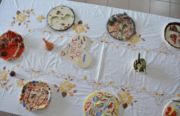 les assiettes de dégustation pour les oiseaux
