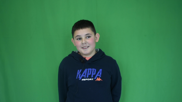 Daniel, élève de CM2 à l'école de Clairac © Mélodie Bajo - "Je voudrais vous présenter mes personnages." - 2022