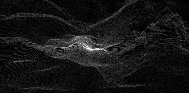 Capture d'écran de logiciel 3D, Grotte du Pech Merle, GET.
