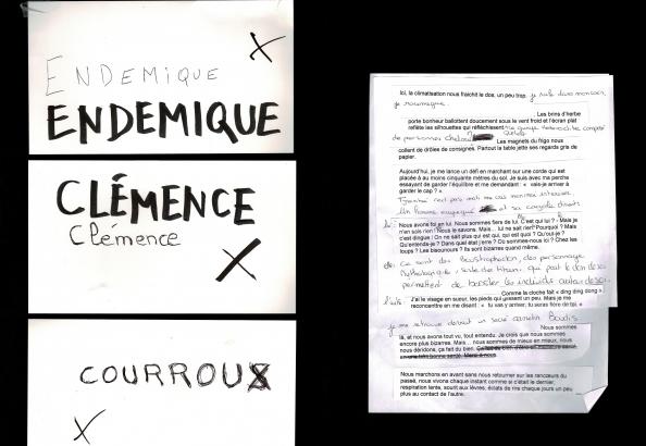 écriture © Théo Revelen-Bernard