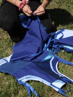 préparation des costumes