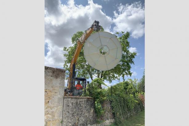 installation du Banc des saisons à Verrières