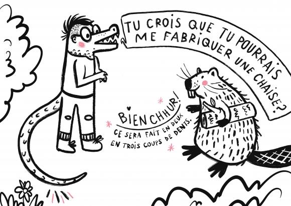 Pourrais-tu me fabriquer une chaise ? 