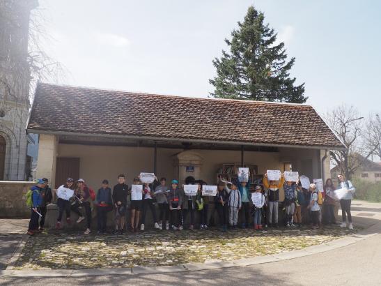 Devant le Lavoir de Saint Antoine