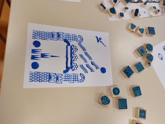 photo d'une des productions de l'atelier