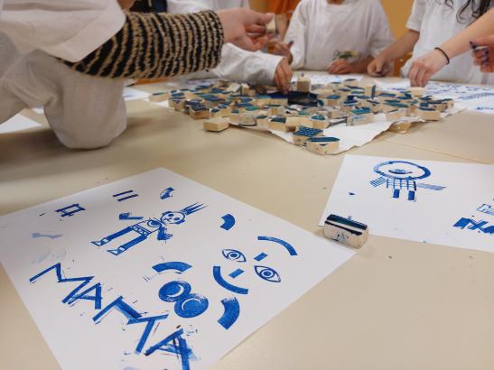 photo d'une des productions de l'atelier