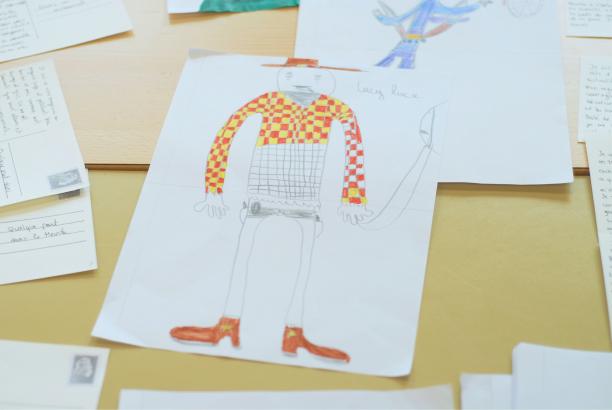 Les dessins pendant l'exposition (02/07/2024)