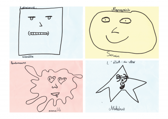 Les Lermandais(es), personnages créés par petits groupes de 4