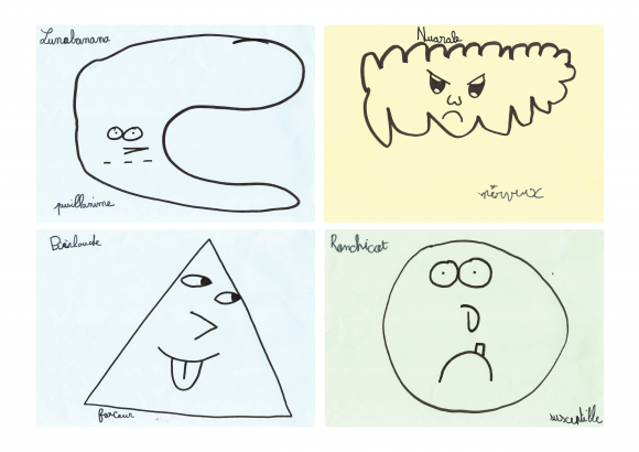 Les Lermandais(es), personnages créés par petits groupes de 4