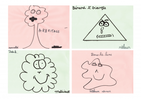 Les Lermandais(es), personnages créés par petits groupes de 4