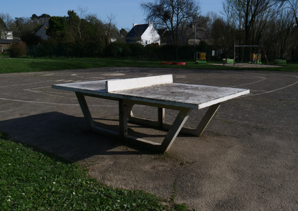 La table de ping-pong ré-imaginée en base extraterrestre…
