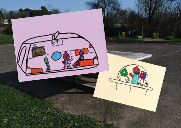 La table de ping-pong ré-imaginée en base extraterrestre…