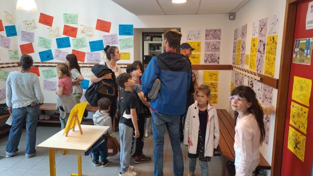 Vue de l'exposition finale.