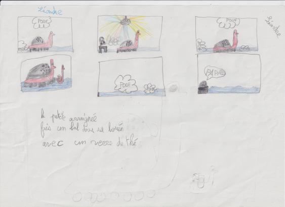 story-board (le bal dans la bouée)