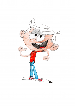 Lincoln Loud, du dessin animé "Bienvenue chez les Loud". Dessin de Claudia.