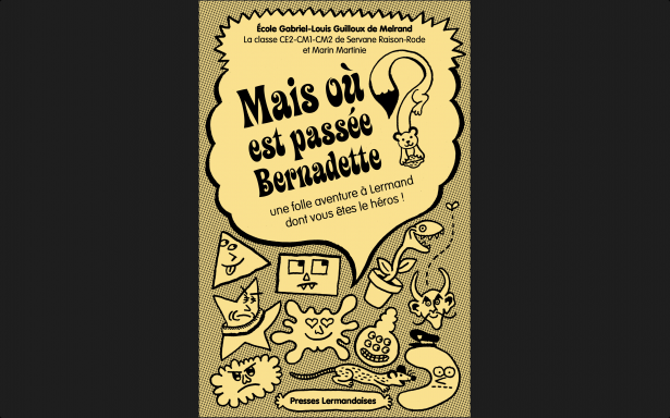 Couverture de notre livre-jeu « Mais où est passé Bernadette ? »