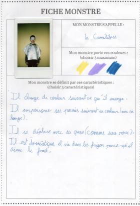 Une fiche monstre