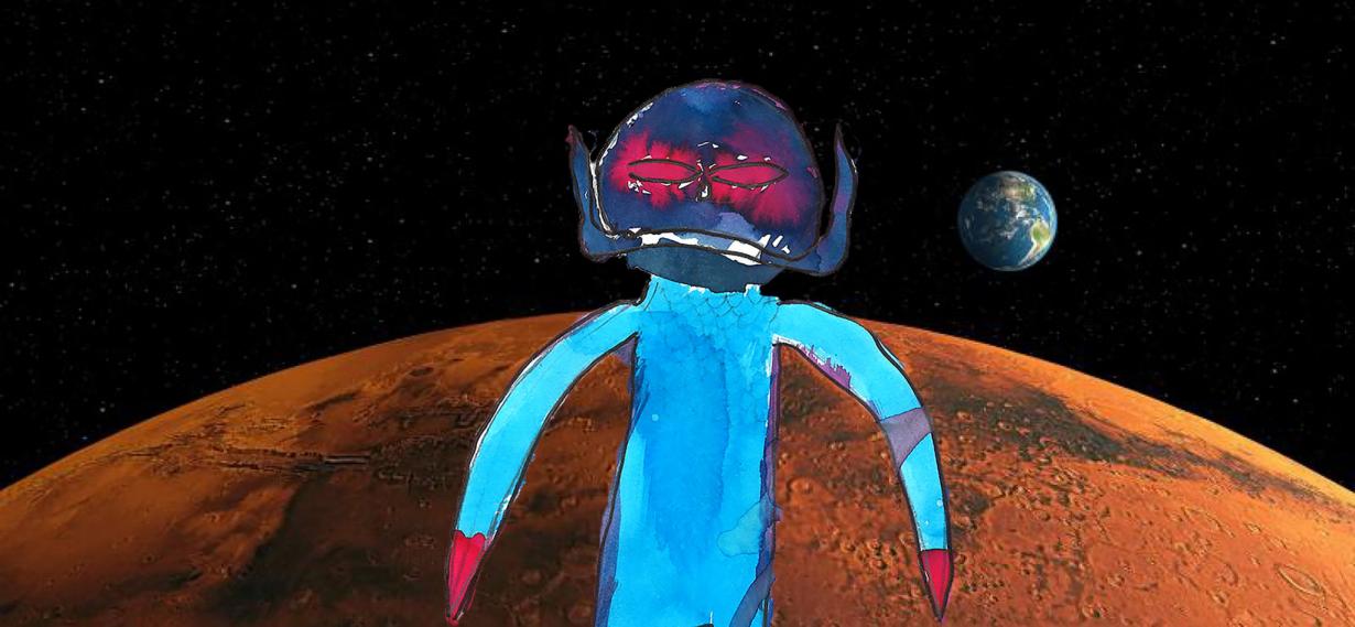 Les habitants de la planète Mars 2