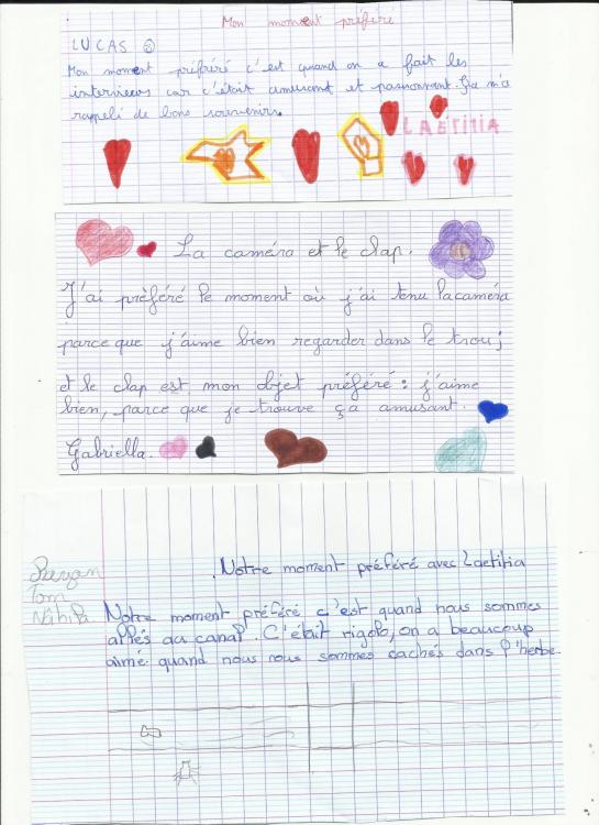 Les enfants témoignent (bis) !