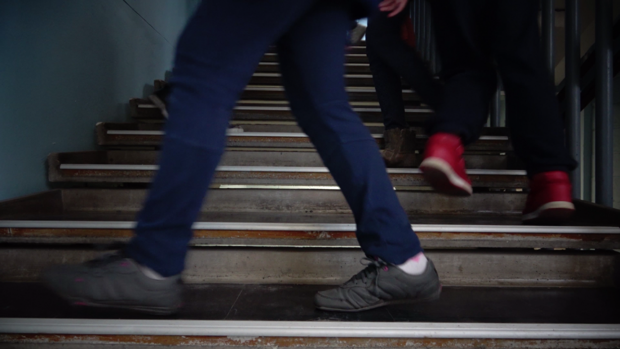 Fondre dans les escaliers