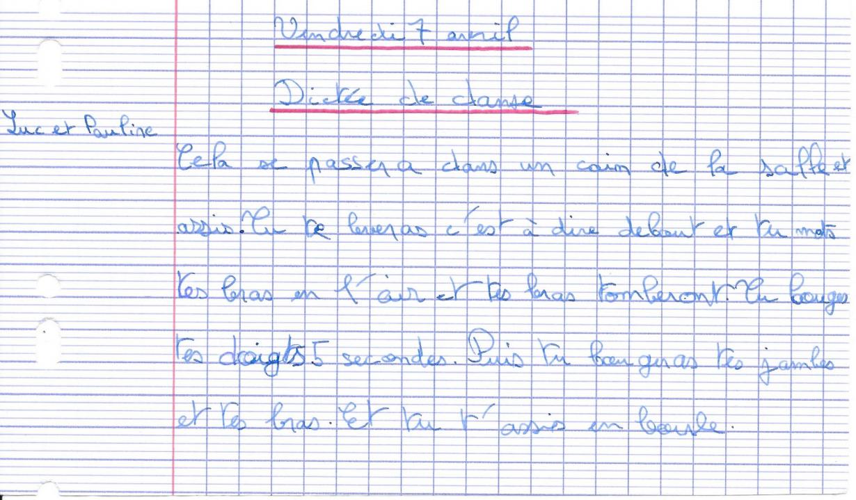 INVENTER SA DANSE - ECRIRE