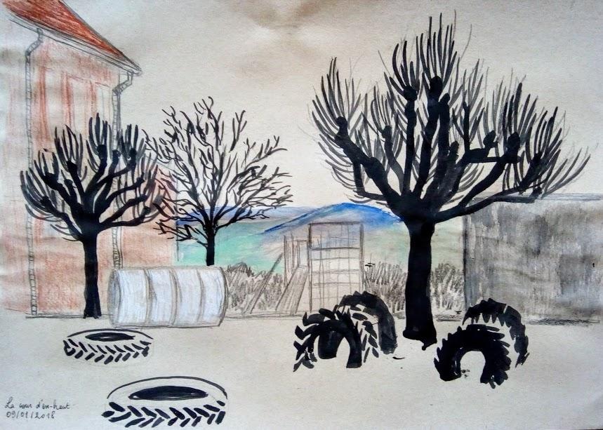 Sous mes doigts, le paysage