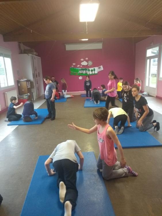 La première semaine de immersion à l'école.