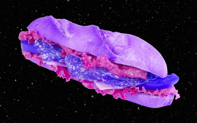 Le sandwich violet