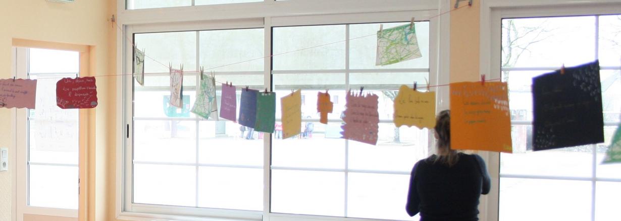 exposition de haikus dans la classe