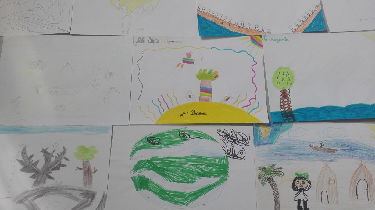 Dessin d'îles