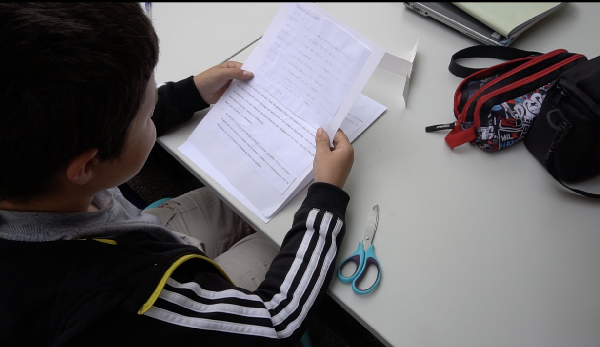 Coupe découpe lecture