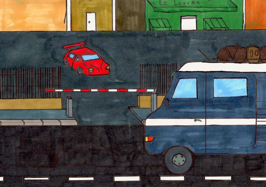Hector-le-camion dessiné par Cassien