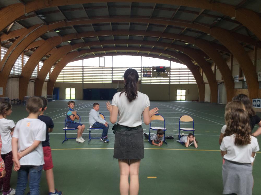 Répétitions dans le Gymnase du Vignau