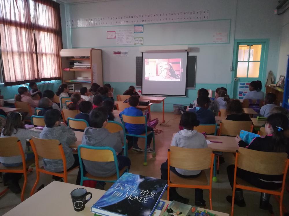Projection dans la classe