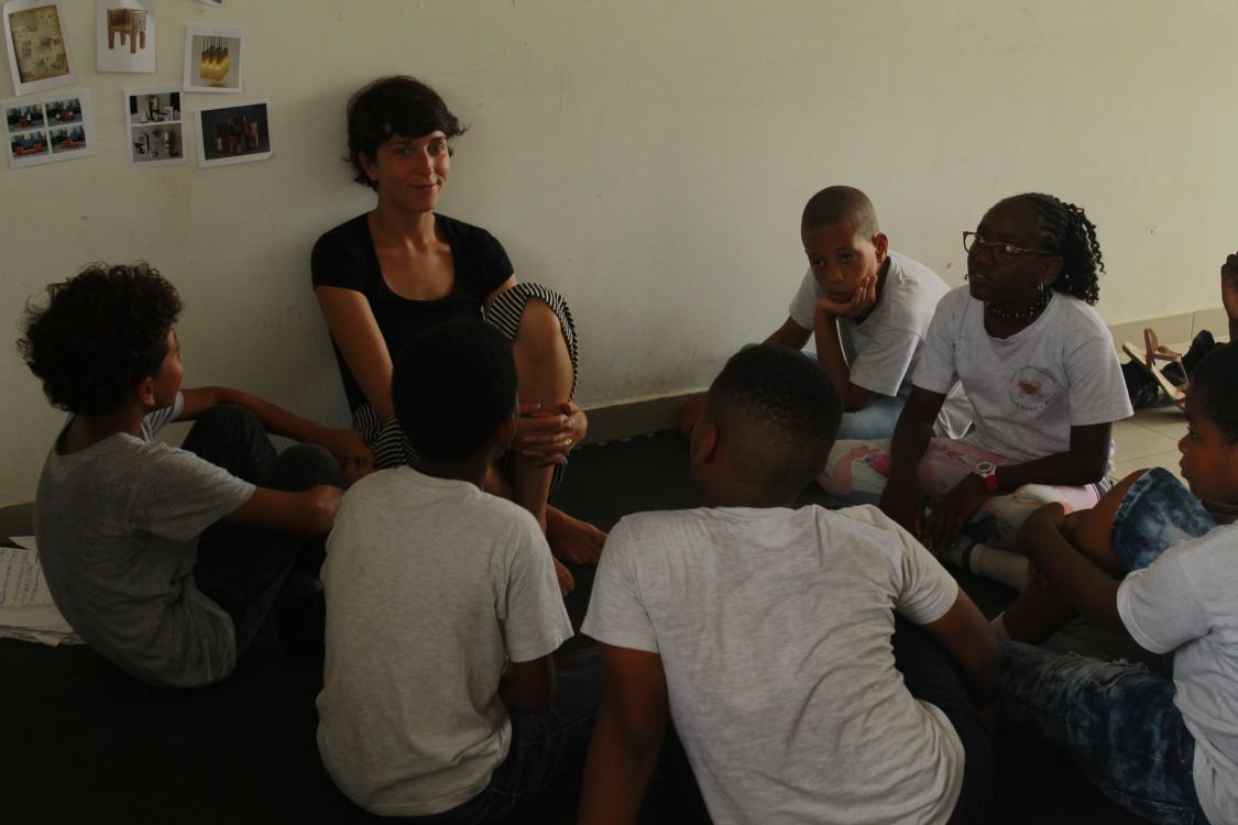 temps de dicussions avant l'atelier pratique