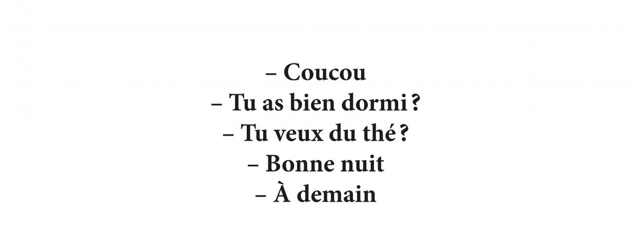 Relevé de 5 phrases - Amélie Berrodier