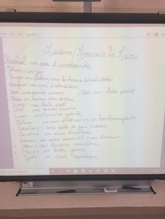 Une lettre au maire