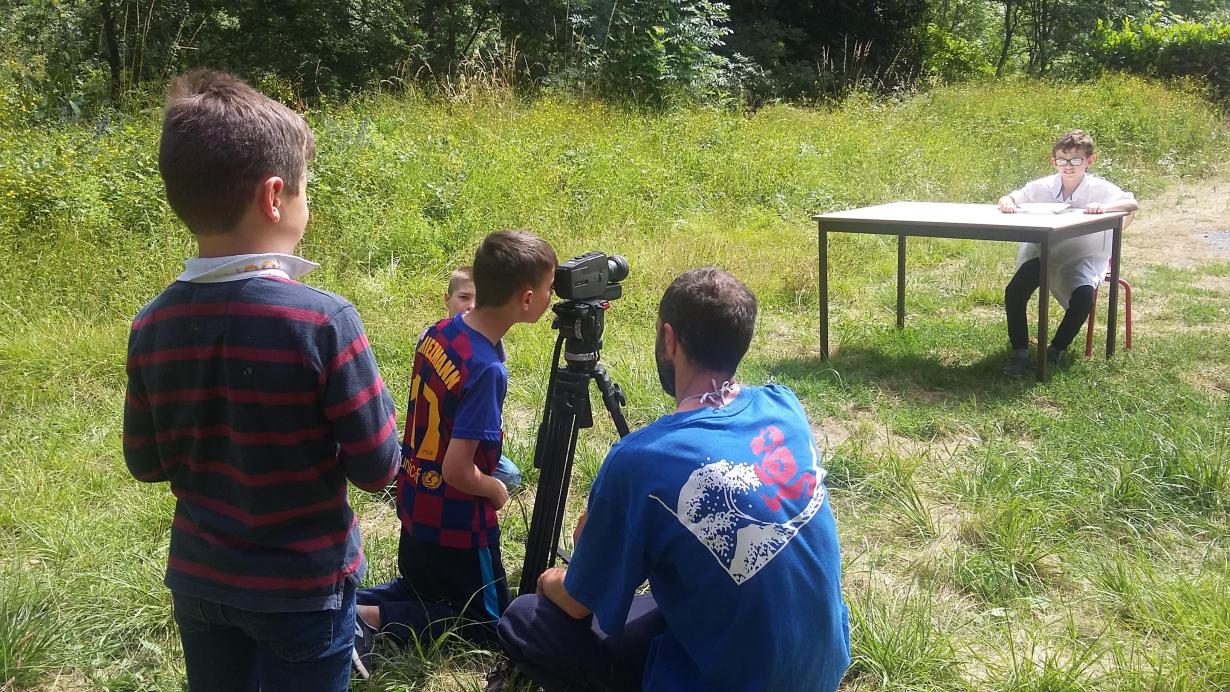 Première expérience de tournage.