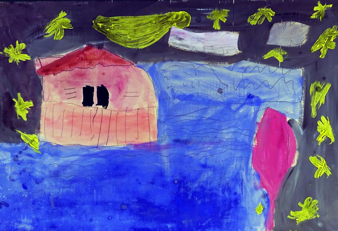 Une maison au bord du monde